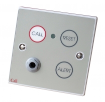 NC802DEB-1/2 - Emergency call point, button reset, with remote socket, can make std and emcy calls
